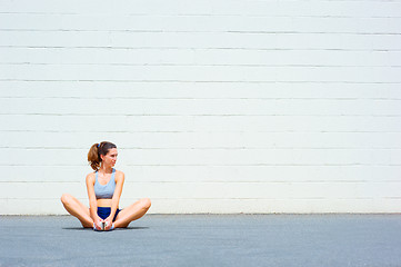 Image showing Urban Mature Woman Exercising