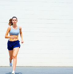 Image showing Urban Mature Woman Exercising