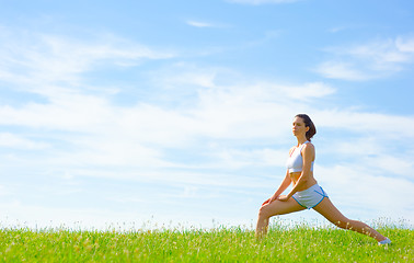 Image showing Mature Woman Athlete