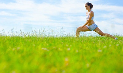 Image showing Mature Woman Athlete