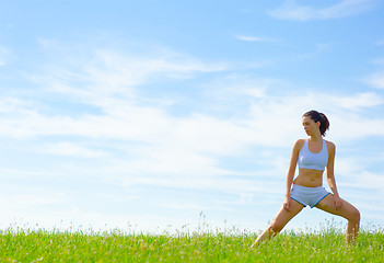 Image showing Mature Woman Athlete