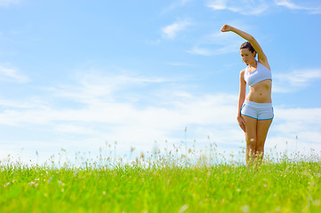 Image showing Mature Woman Athlete