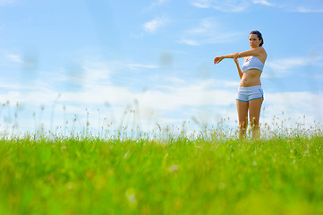 Image showing Mature Woman Athlete