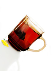 Image showing Isolated cup of tea