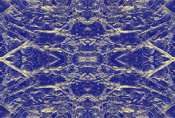 Image showing Blue Crystal Pattern