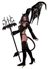 Image showing Sexy woman devil