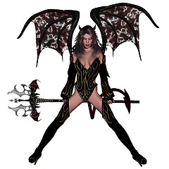 Image showing Sexy woman devil