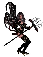 Image showing Sexy woman devil