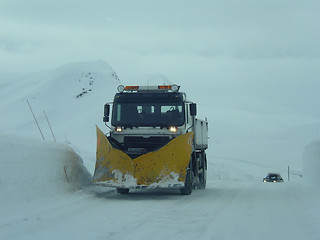Image showing Truck in Snow
