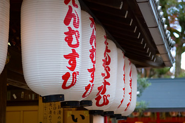 Image showing Japanese Lanterns