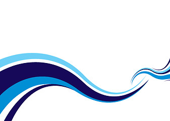 Image showing modern ocean surf