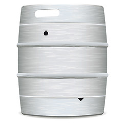 Image showing metal beer keg