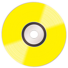 Image showing shiny gold cd