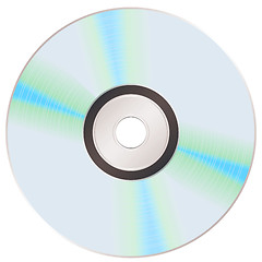 Image showing shiny rainbow cd