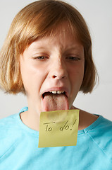 Image showing Stickers girl