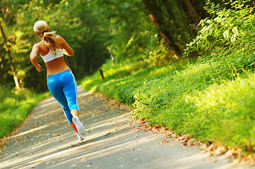 Image showing Pretty Young Runner