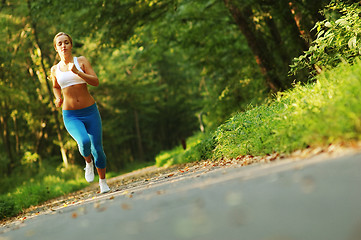 Image showing Pretty Young Runner