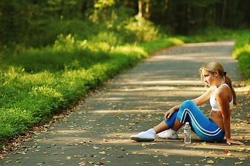 Image showing Pretty Young Runner