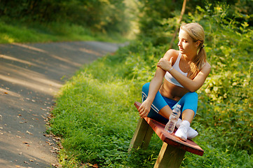 Image showing Pretty Young Runner