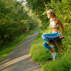 Image showing Pretty Young Runner
