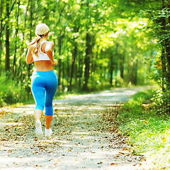 Image showing Pretty Young Runner