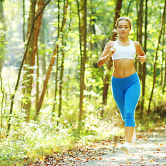 Image showing Pretty Young Runner