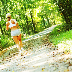 Image showing Pretty Young Runner