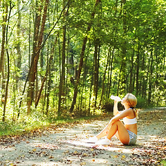 Image showing Pretty Young Runner