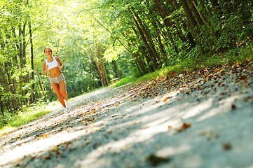 Image showing Pretty Young Runner