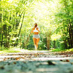 Image showing Pretty Young Runner