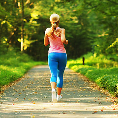 Image showing Pretty Young Runner