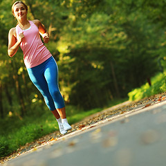 Image showing Pretty Young Runner