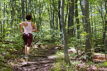 Image showing Mature Woman Runner