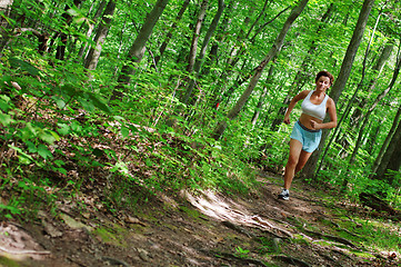 Image showing Mature Woman Runner