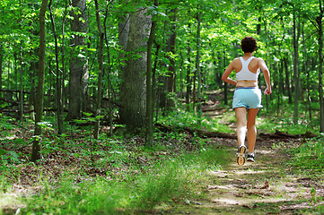 Image showing Mature Woman Runner