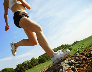 Image showing Low Angle Runner