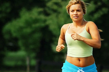 Image showing Woman Jogger