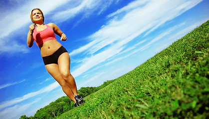 Image showing Runner Woman