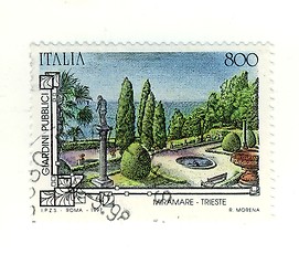 Image showing italian stamp