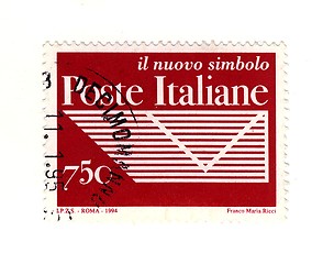 Image showing italian stamp