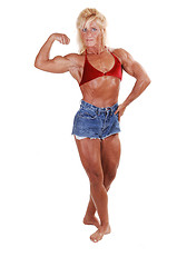 Image showing Bodybuilding woman.