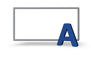 Image showing letter a