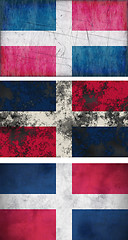 Image showing Flag of dominican republic