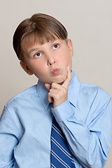 Image showing Thinking Boy