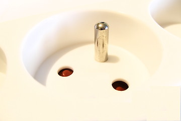 Image showing french electric socket