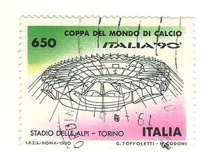 Image showing italian stamp