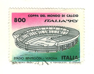 Image showing italian stamp