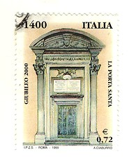 Image showing italian stamp