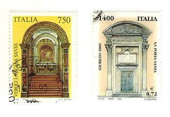 Image showing italian stamp