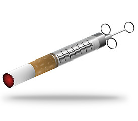 Image showing Addicted to tobacco